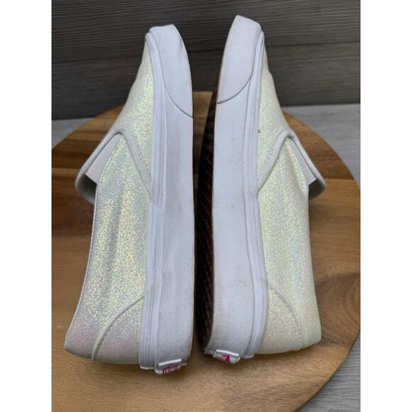 Vans Classic Slip On Uv Glitter Sneakers Low Top Women 9.5 - Picture 7 of 9